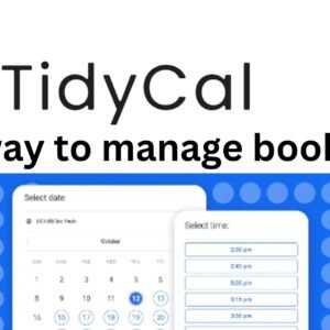 tidycal review